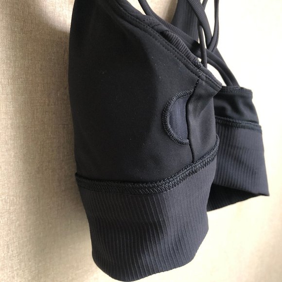 SOLD Energy Longline Bra Ribbed Luxtreme Black - Picture 8 of 11